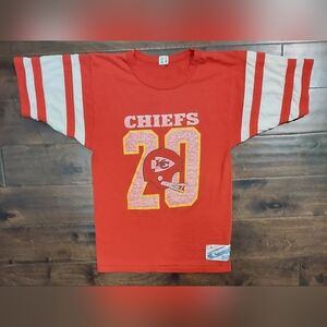 Kansas City Chiefs Vintage Rare 70's Jersey Shirt Graphic Champion Made In USA